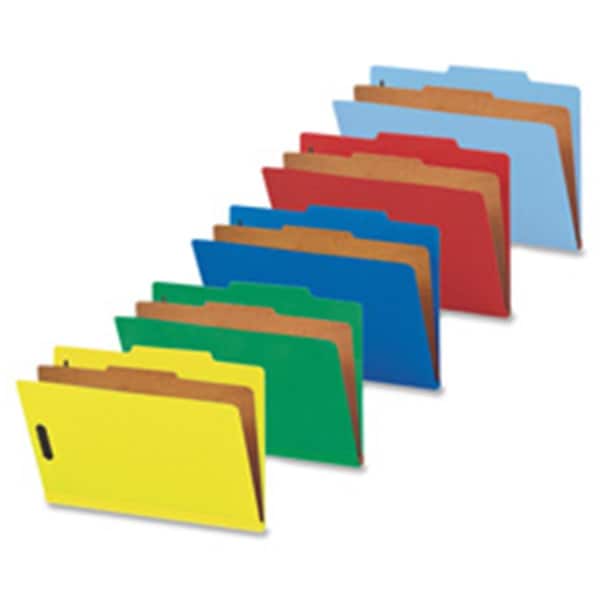 Davenport Classification Folders, 1 Div, 2 in. Exp. Legal, 10-BX, GN, 10PK DA127801 - main